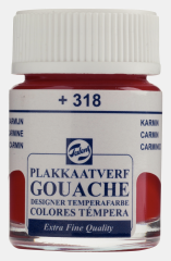 Talens Guaj Boya 16 ml - Carmine 318