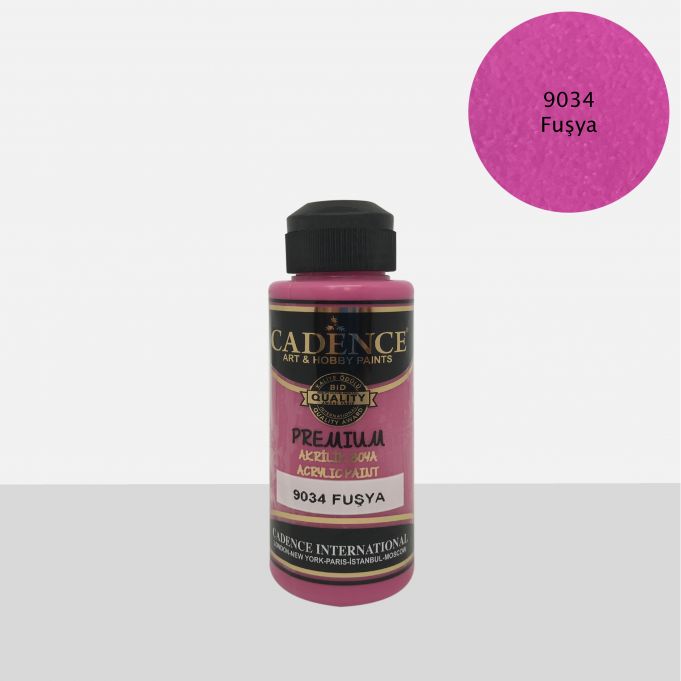 9034 Fuşya Premium Akrilik Boya