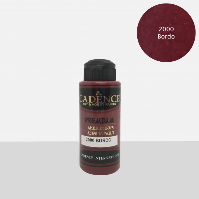 2000 Bordo Premium Akrilik Boya
