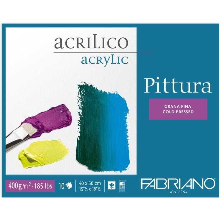 Fabriano Pittura Akrilik Blok 40x50 400 gr 10 Yaprak
