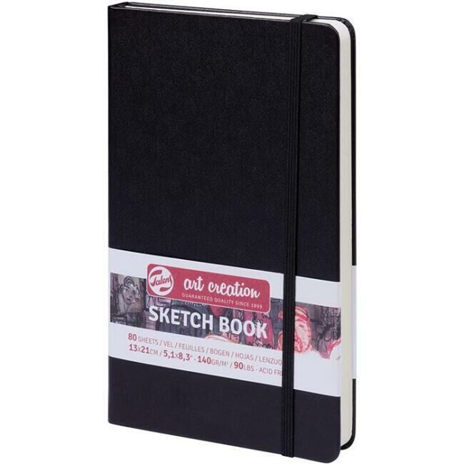 Talens Art Creation Sketch Book Eskiz Defteri 80 Yaprak 140 g 13X21 cm Siyah