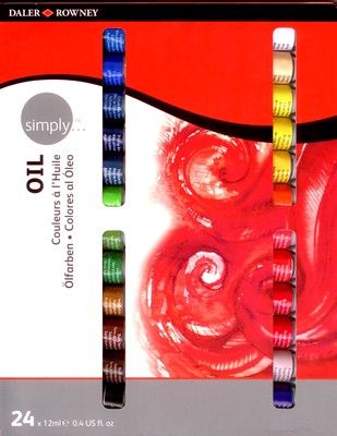 Daler Rowney Simply Yağlı Boya Seti 24x12ml