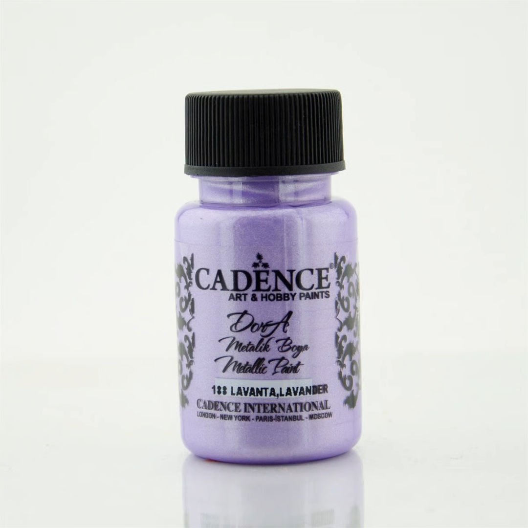 Cadence Dora Metalik Boya 188 Lavanta 50ml