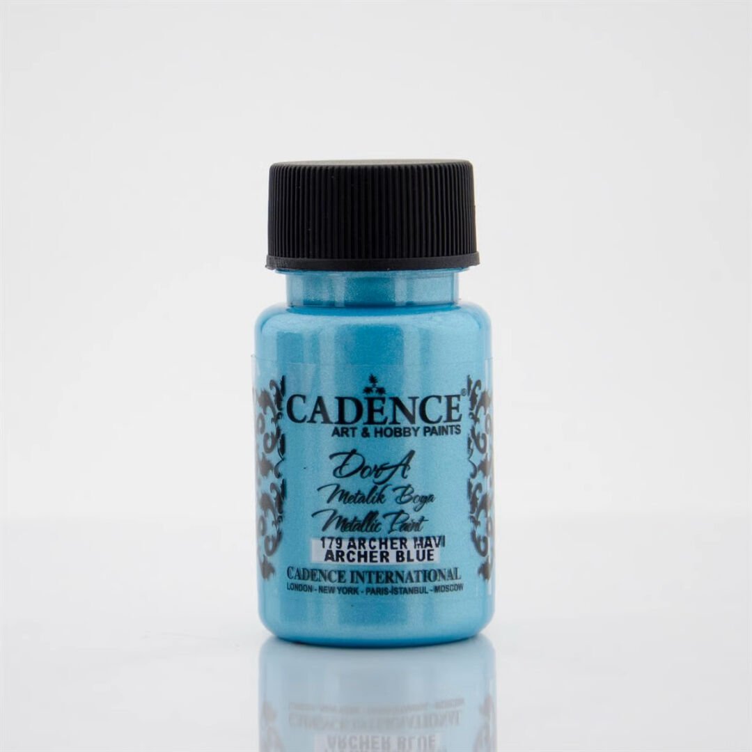 Cadence Dora Metalik Boya 179 Archer Mavi 50ml