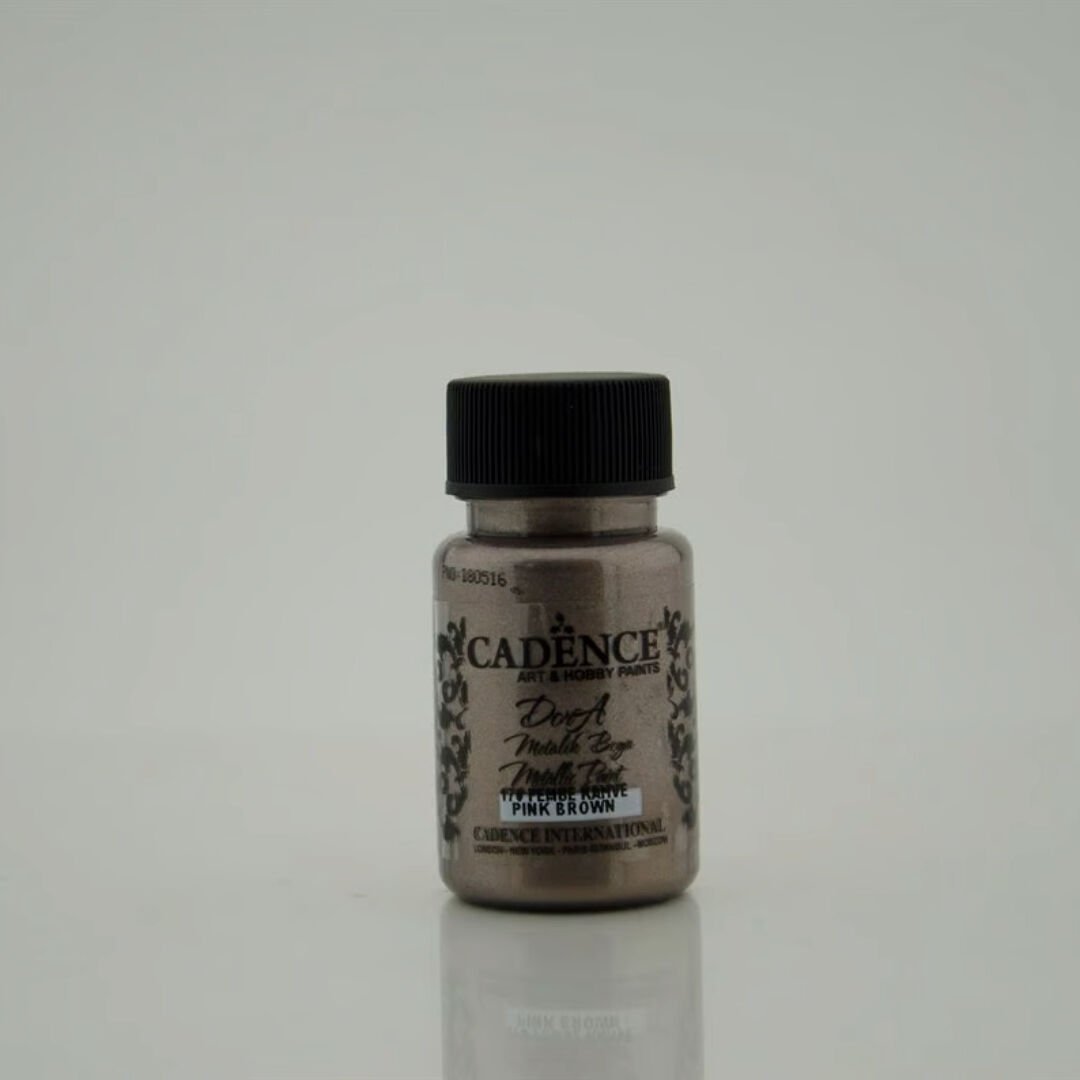 Cadence Dora Metalik Boya 170 Pembe Kahve 50ml