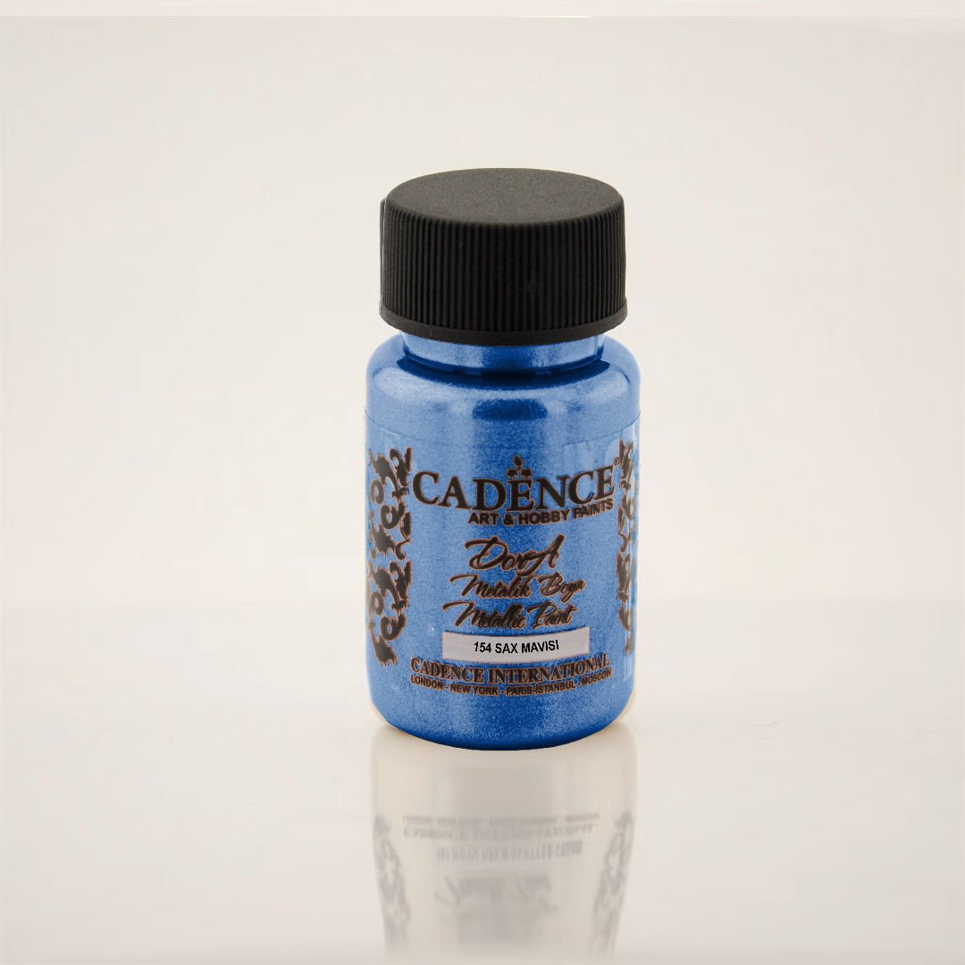 Cadence Dora Metalik Boya 154 Sax Mavi 50ml