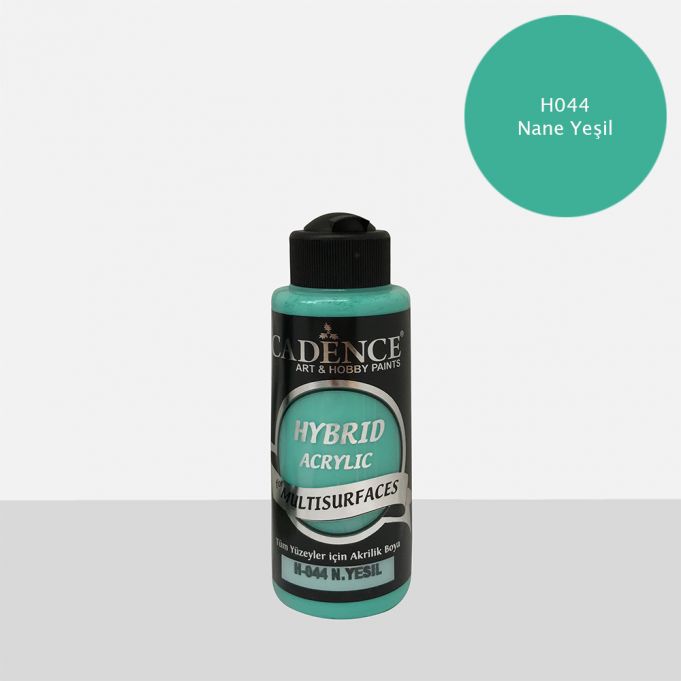 Cadence Hybrid Multisurface Akrilik Boya H-044 Yeşil 120 ml