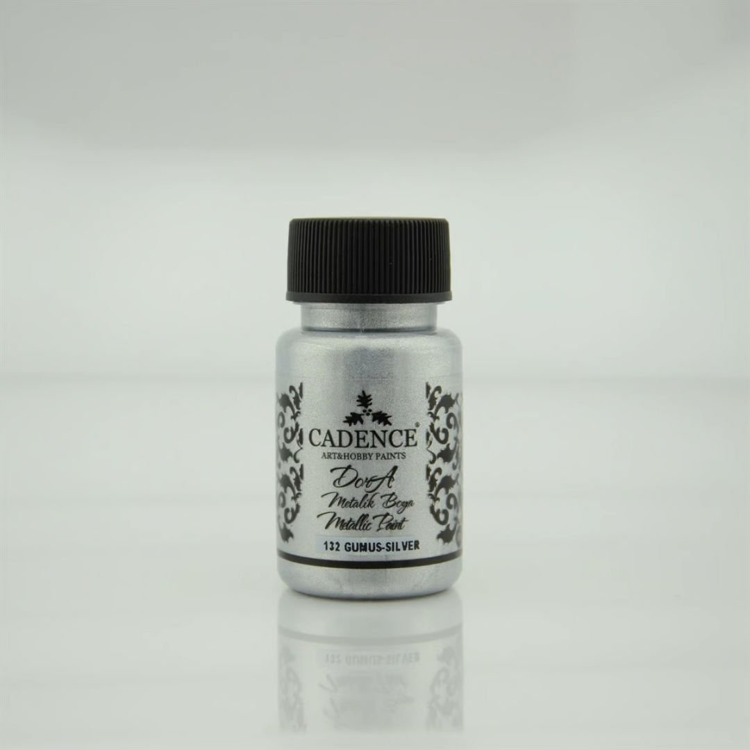 Cadence Dora Metalik Boya 132 Gümüş 50ml