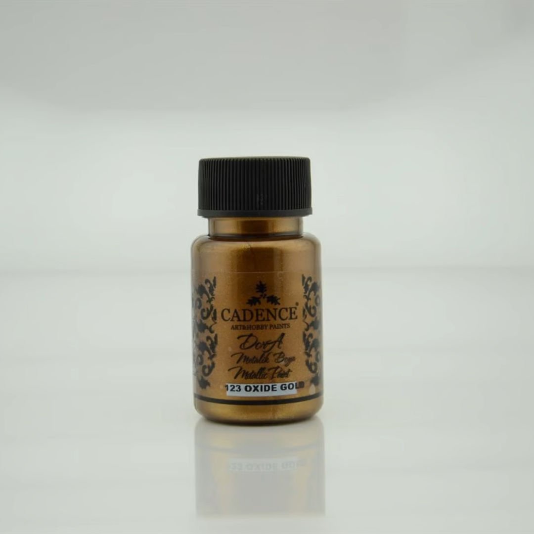 Cadence Dora Metalik Boya 123 Oxide Gold 50ml