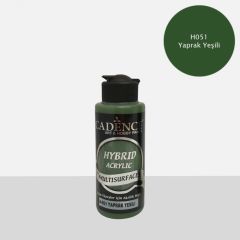 Cadence Hybrid Multisurface Akrilik Boya H-051 Yaprak Yeşili 120 ml