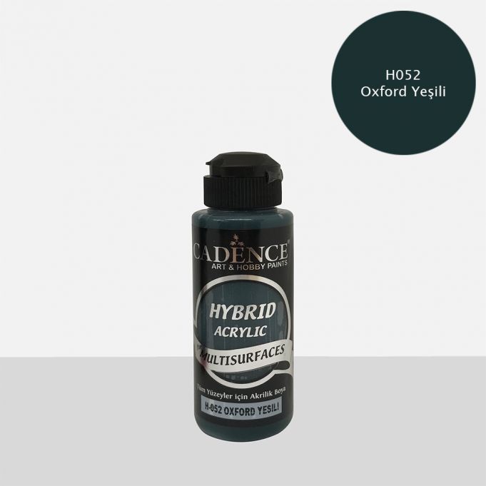 Cadence Hybrid Multisurface Akrilik Boya H-052 Oxford Yeşili 120 ml