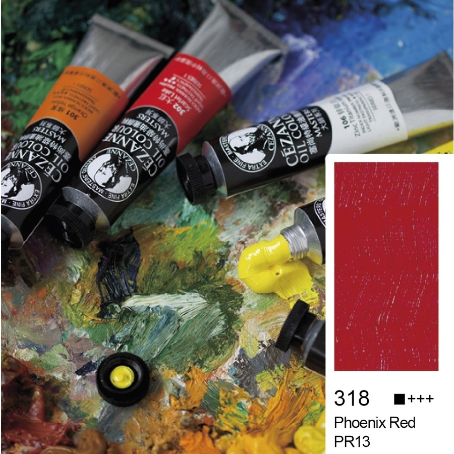 318 Phoenix Red Cezanne Extra Fine Yağlı Boya 45 ml