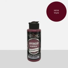 Cadence Hybrid Multisurface Akrilik Boya H-056 Vişne 120 ml