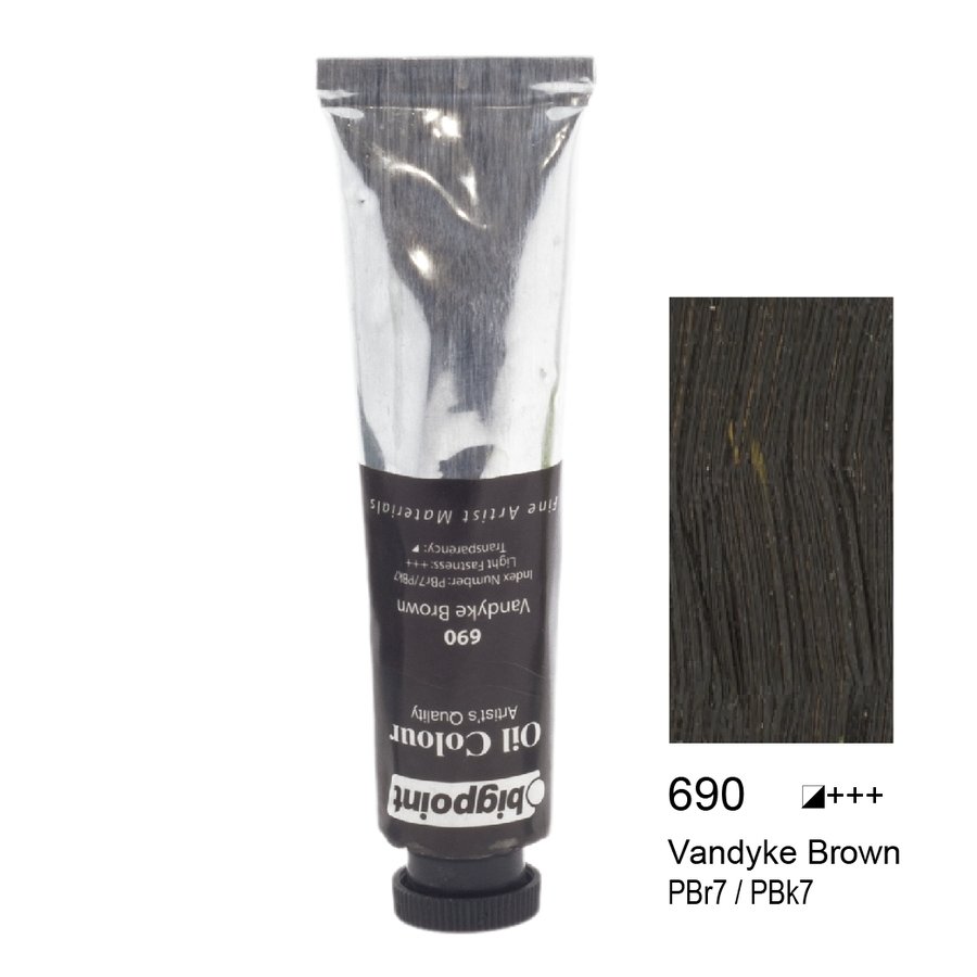 690 Vandyke Brown Bigpoint Oil Colour