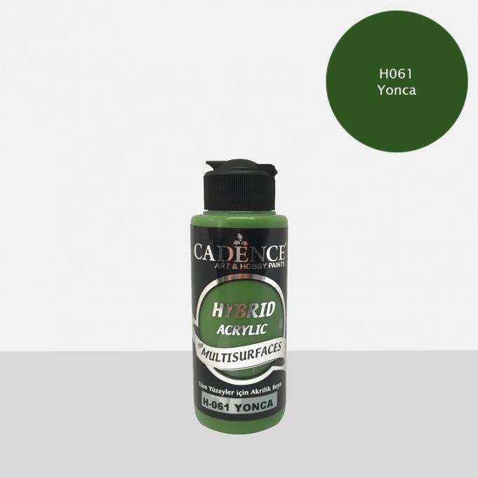 Cadence Hybrid Multisurface Akrilik Boya H-061 Yonca 120 ml