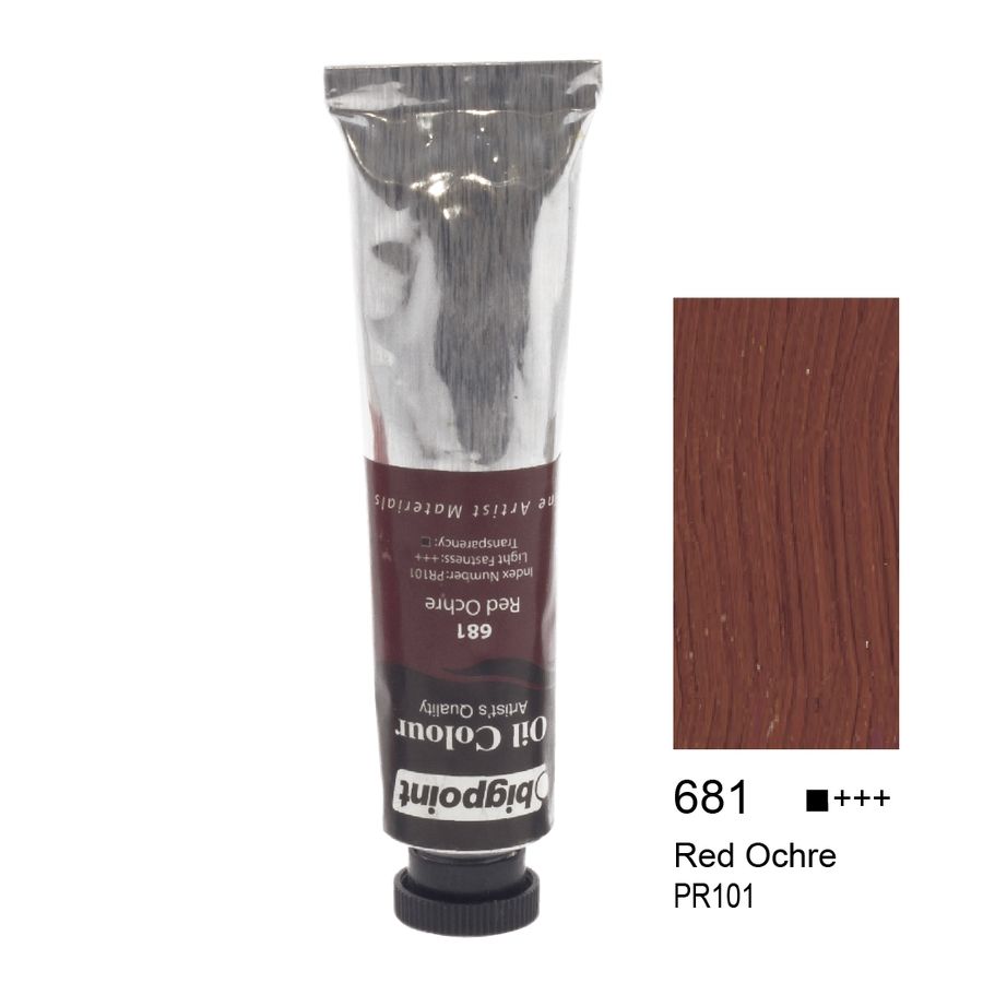 681 Red Ochre Bigpoint Oil Colour