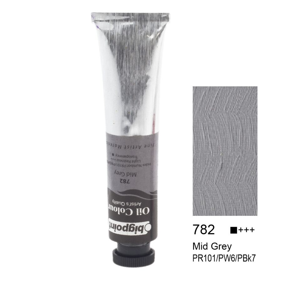 782 Mid Grey Bigpoint Oil Colour