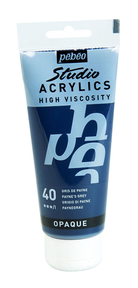 Studio Akrilik Boya 40 Payne's Grey