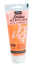 Pebeo Studio Akrilik Boya 370 Fluorescent Orange