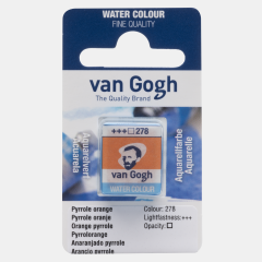 Van Gogh Sulu Boya Tablet Pyrrole Orange 278
