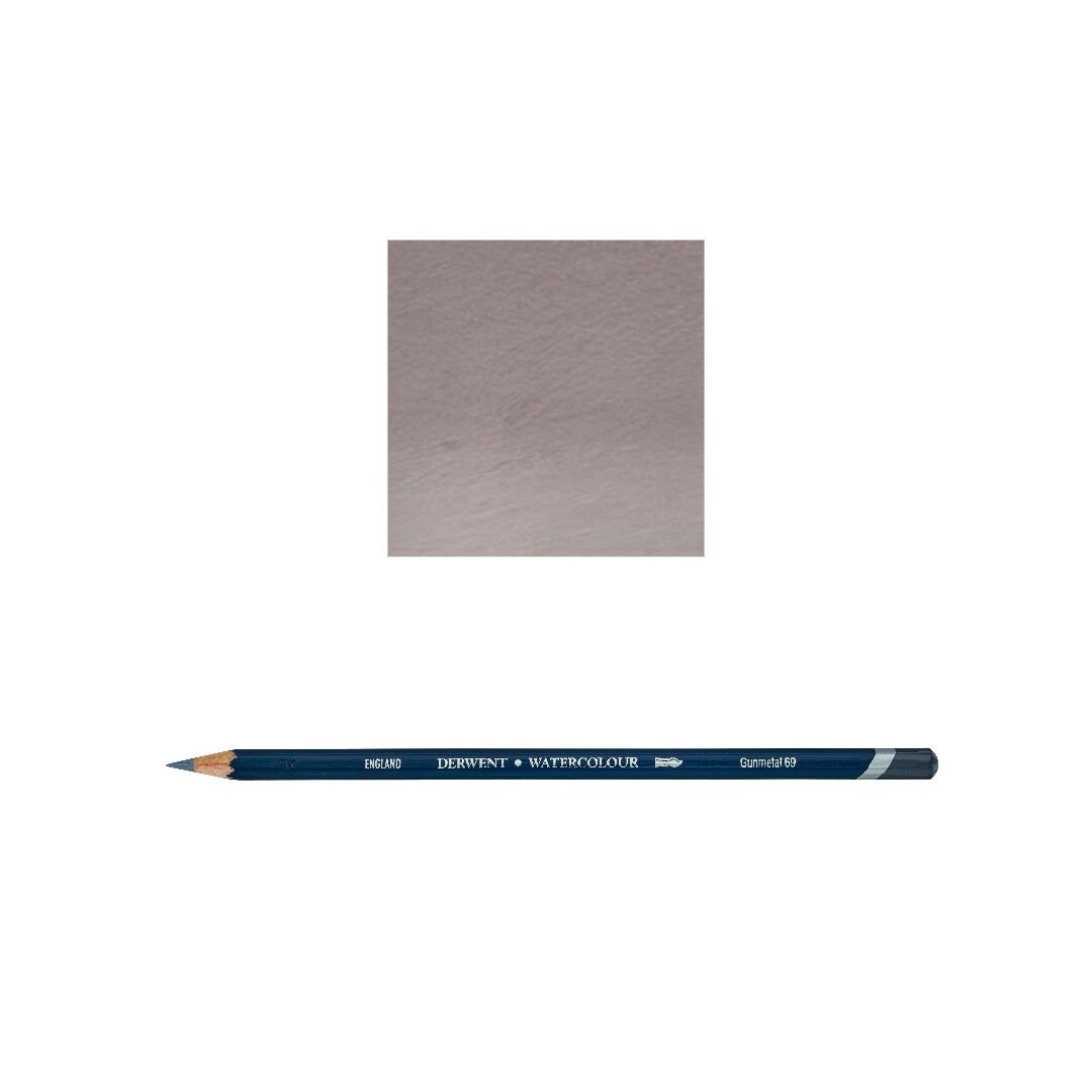 Derwent Watercolour Suluboya Kalemi 69 Gun metal