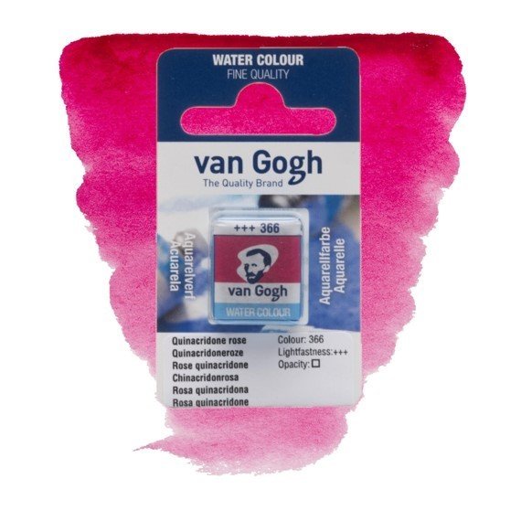 Van Gogh Sulu Boya Tablet Quinacridone Rose 366