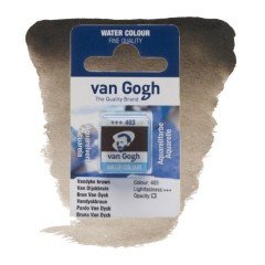 Van Gogh Sulu Boya Tablet Vandyke Brown 403