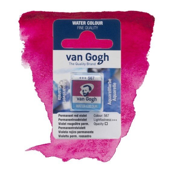 Van Gogh Sulu Boya Tablet Permanent Red Violet 567