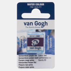 Van Gogh Sulu Boya Tablet Quinacridone Purple Red 592