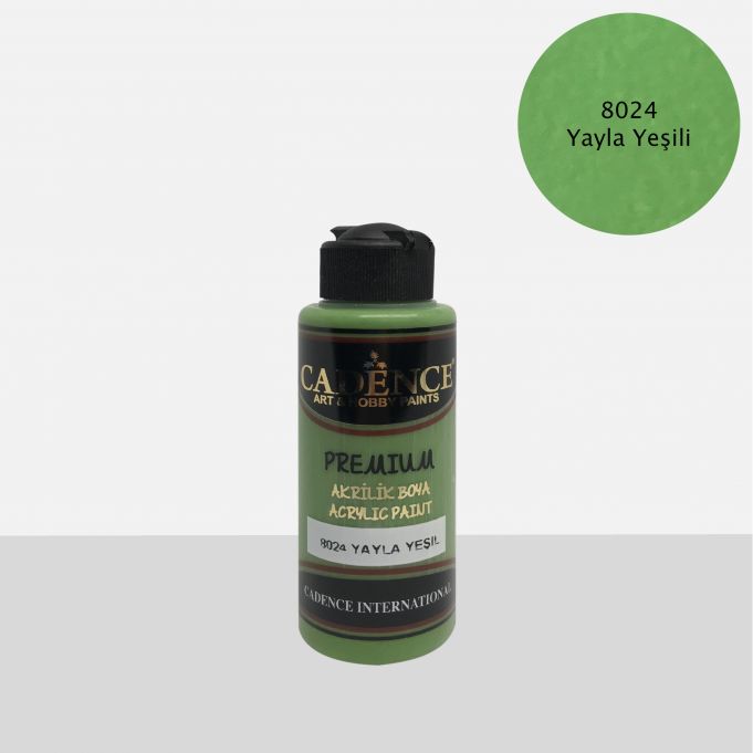 8024 YAYLA YEŞİLİ Premium Akrilik Boya