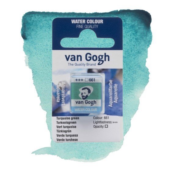 Van Gogh Sulu Boya Tablet Turquoise Green 661