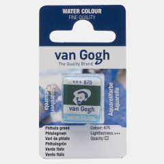 Van Gogh Sulu Boya Tablet Phthalo Green 675