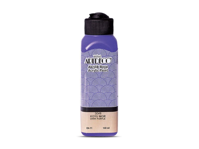 Artdeco Akrilik Boya 140ml Koyu Mor 3048