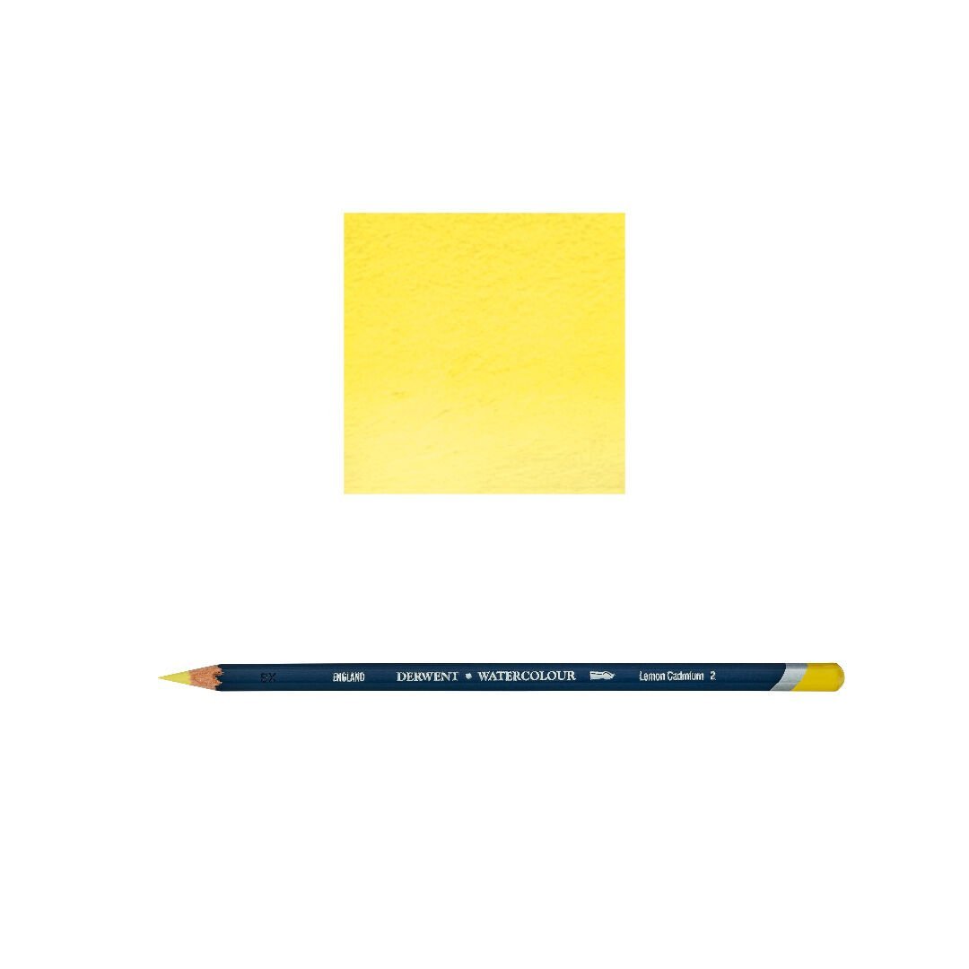 Derwent Watercolour Suluboya Kalemi 02 Lemon Cadmium