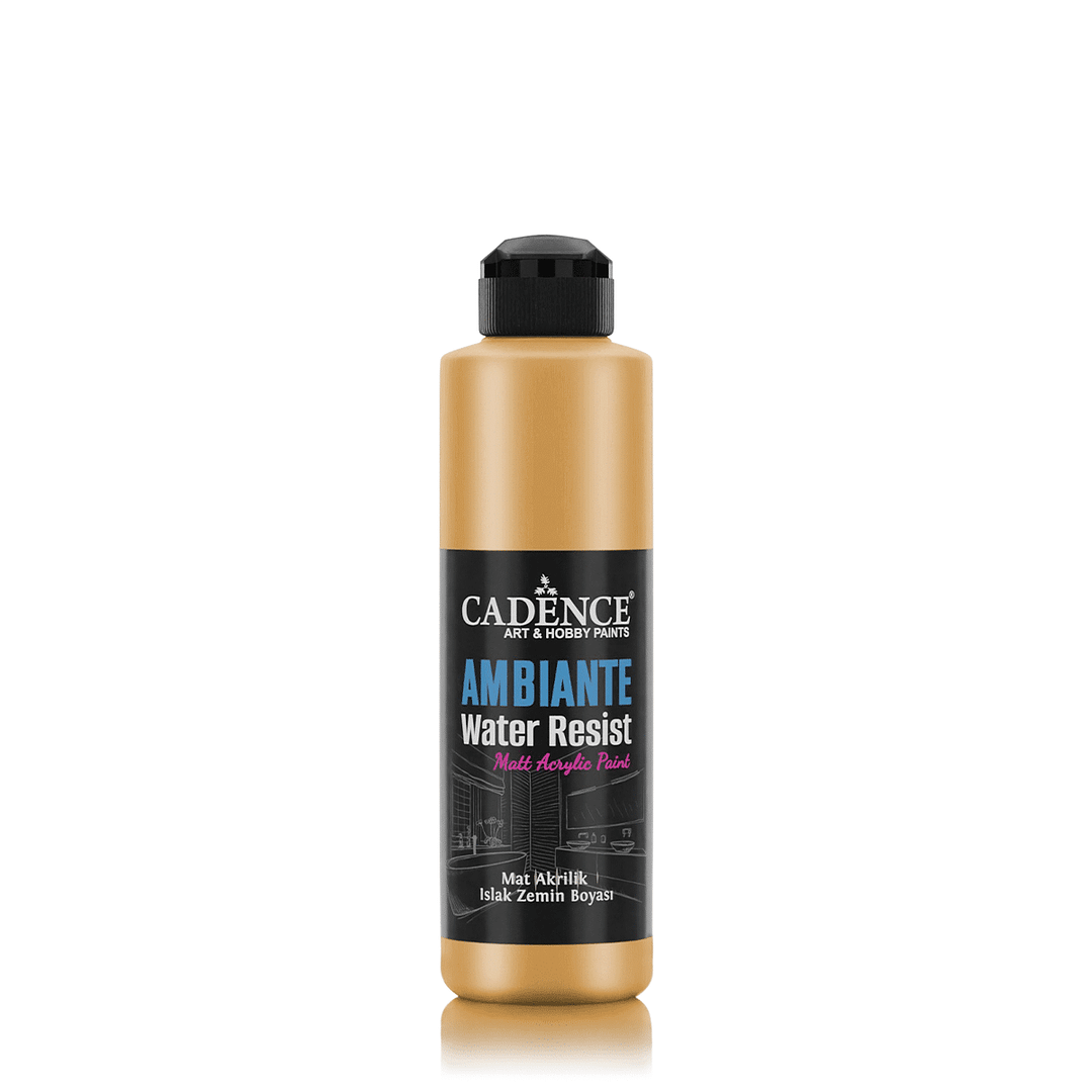 AWM-04 Antik Altın Metalik Ambiante Islak Zemin Boyası 250ML + Katalizör 10GR