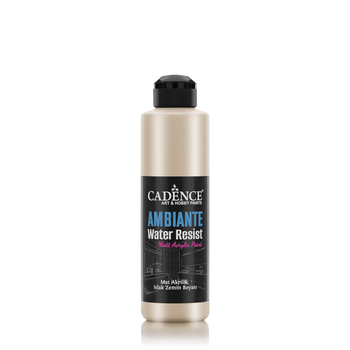 AWM-02 Platin Metalik Ambiante Islak Zemin Boyası 250ML + Katalizör 10GR