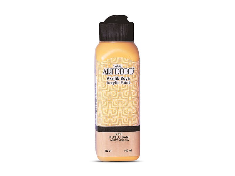 Artdeco Akrilik Boya 140ml Puslu Sarı 3030