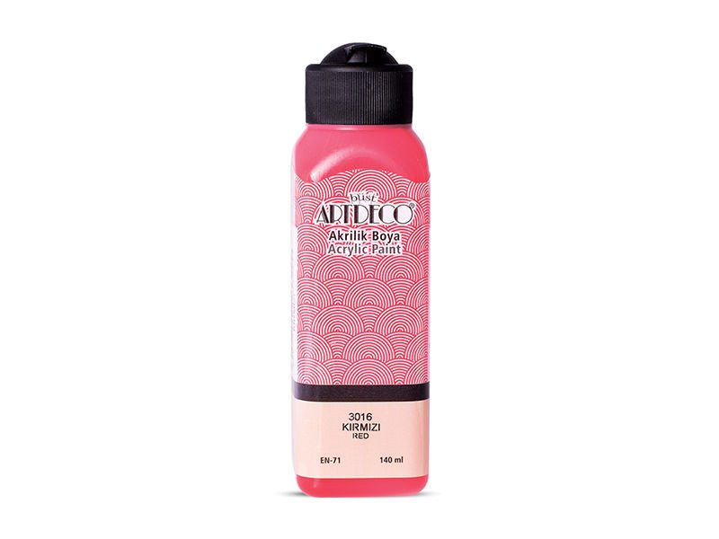 Artdeco Akrilik Boya 140ml Kırmızı 3016