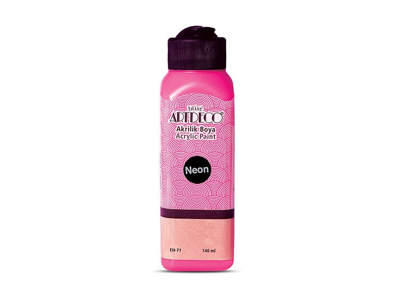 Artdeco Neon Akrilik Boya 140ml Neon Pembe 930