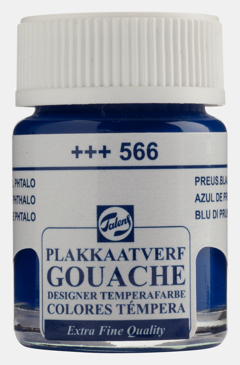 Talens Guaj Boya 16 ml - Prussian Blue (Phthalo) 566