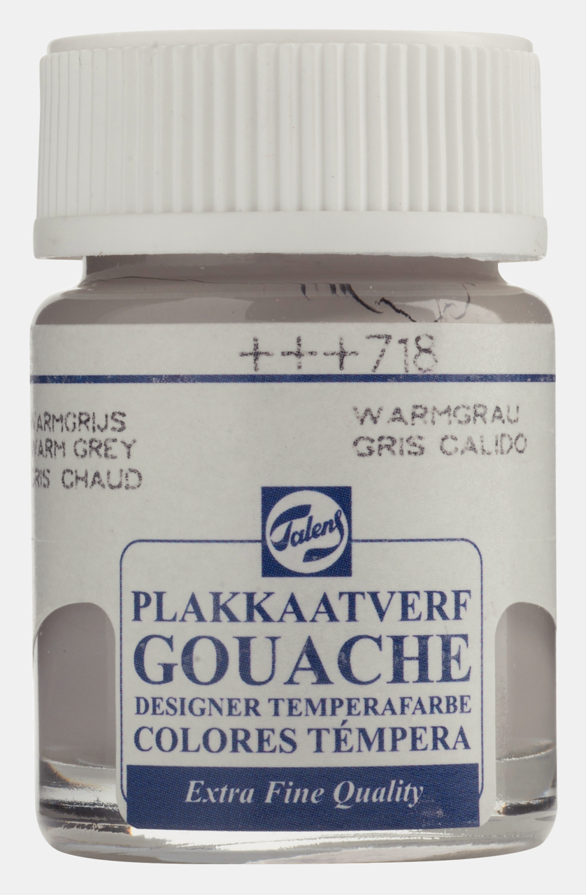 Talens Guaj Boya 16 ml - Warm Grey 718