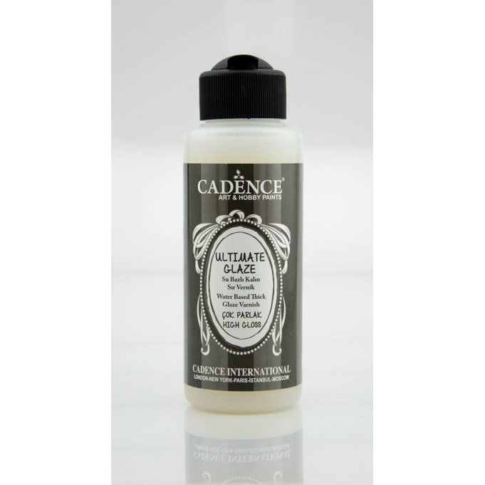 Cadence Ultimate Glaze Kalın Sır Vernik Gloss/Parlak 120 ml