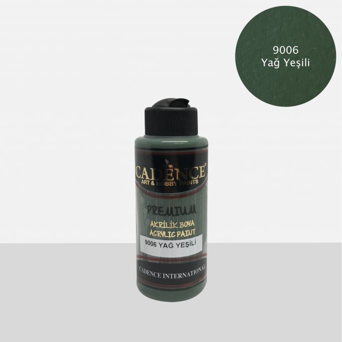 9006 YAĞ YEŞİLİ Premium Akrilik Boya