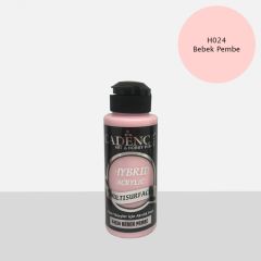 Cadence Hybrid Multisurface Akrilik Boya H-024 Bebek Pembe 120 ml
