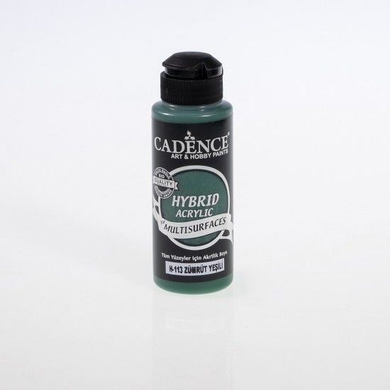 Cadence Hybrid Multisurface Akrilik Boya H-113 Zümrüt Yeşili 120 ml