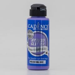 Cadence Hybrid Multisurface Simli Akrilik Boya HSG-034 Mor