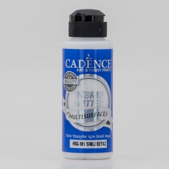 Cadence Hybrid Multisurface Simli Akrilik Boya HSG-001 Beyaz
