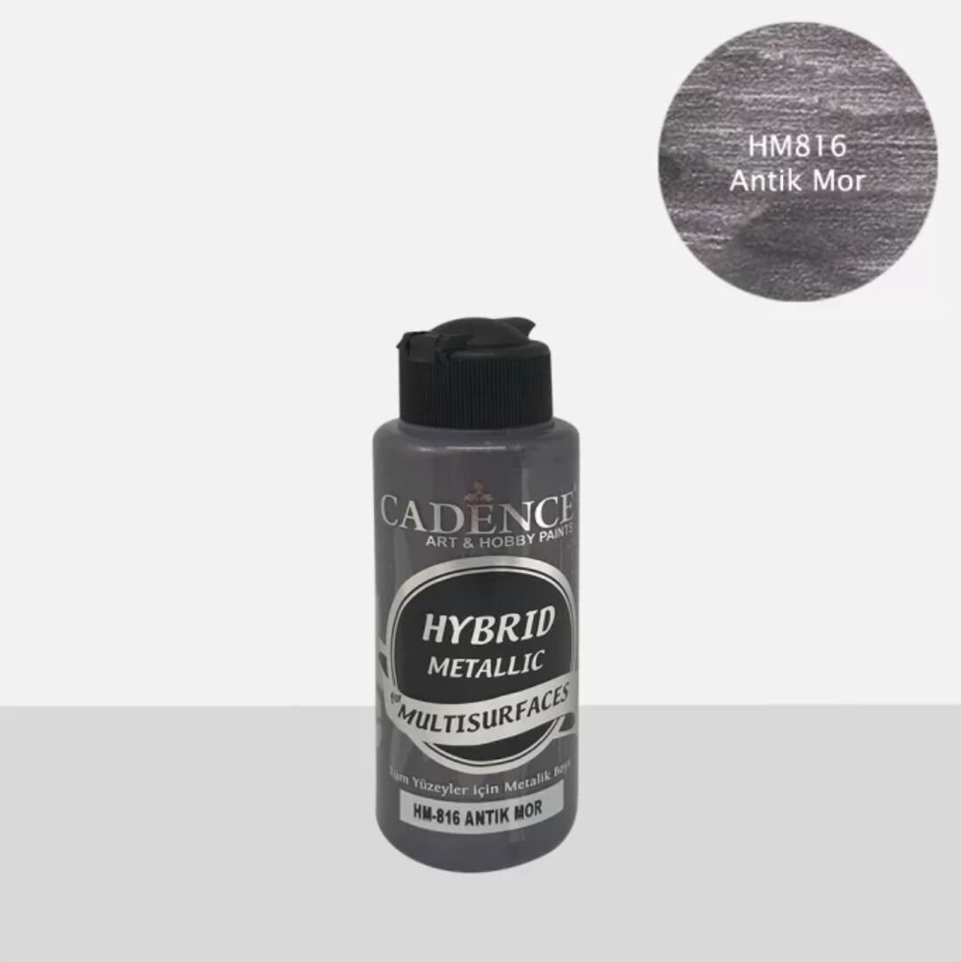 Cadence Hybrid Multisurface Metalik Boya HM-816 Antik Mor