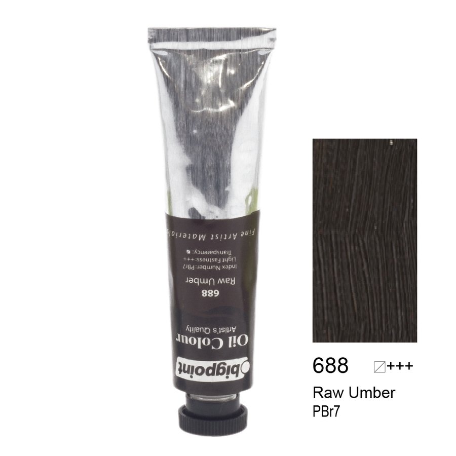 688 Raw Umber Bigpoint Oil Colour