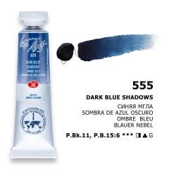 St.Petersburg White Nights Tüp Sulu Boya 10ml 555 Dark Blue Shadows
